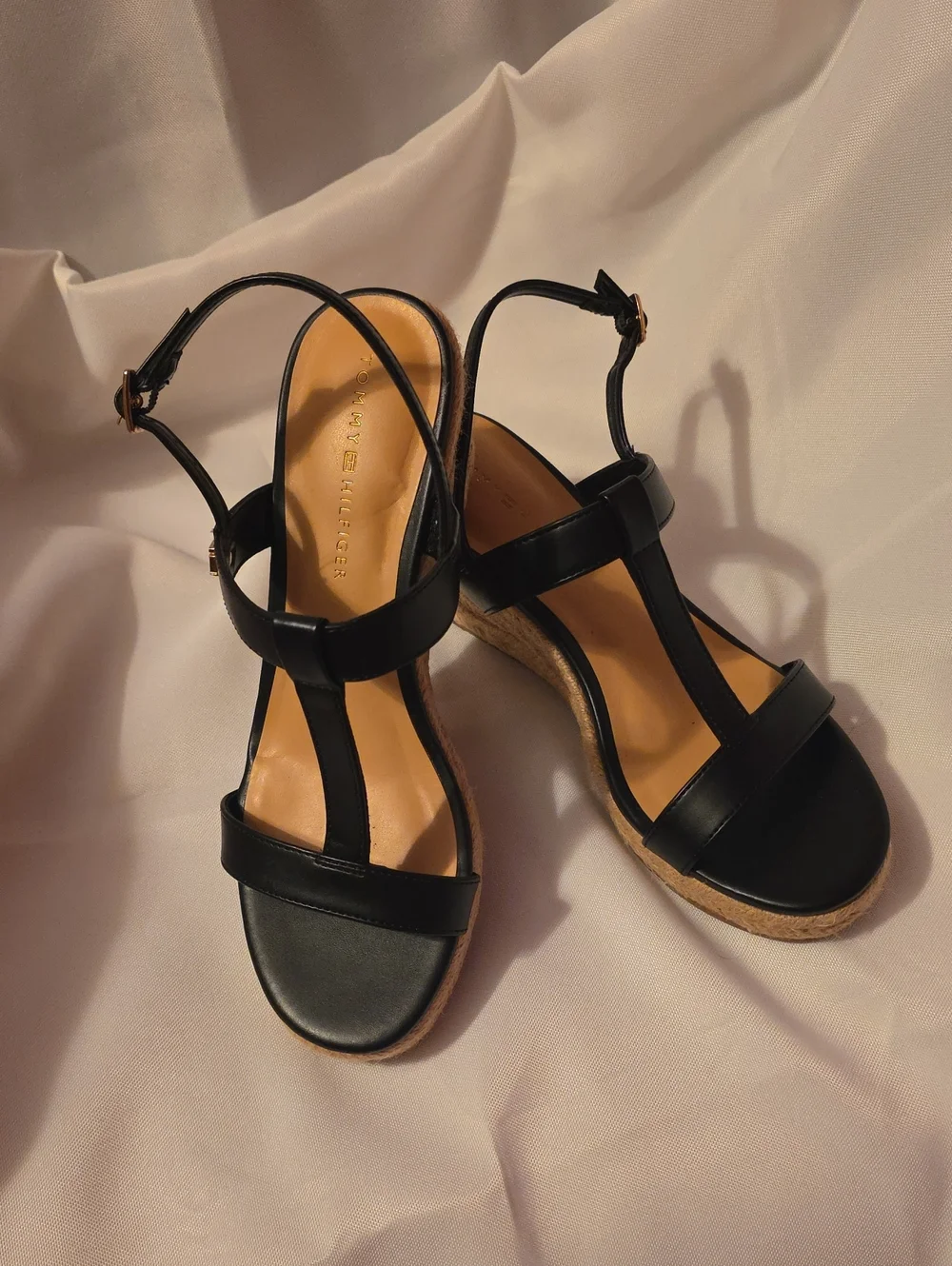 Tommy Hilfilger T-Strap Espadrille Sandals